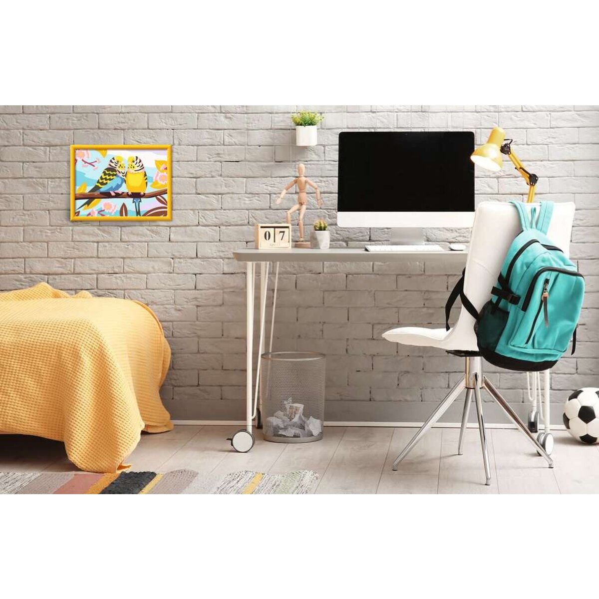 Ravensburger CreArt Malen nach Zahlen Bunte Wellensittiche