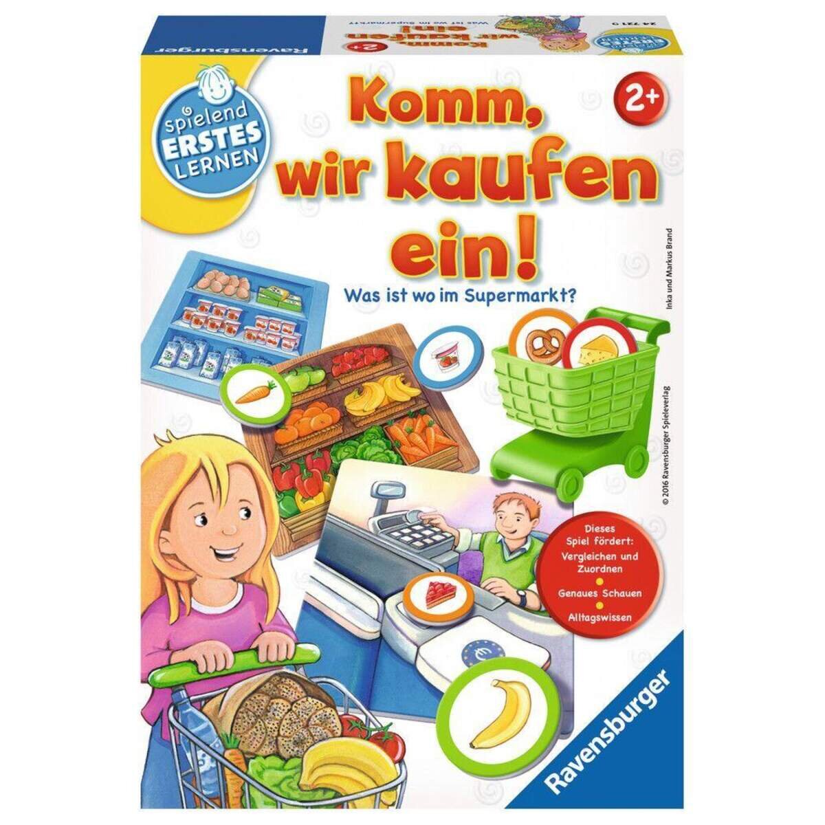 Ravensburger Kinderspiel Komm, wir kaufen ein!