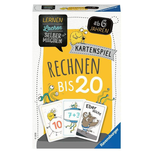 Ravensburger Lernen Lachen Selbermachen: Kartenspiel Rechnen bis 20