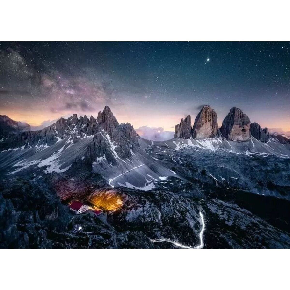 Ravensburger Puzzle - Drei Zinnen, Dolomiten, 1000 Teile