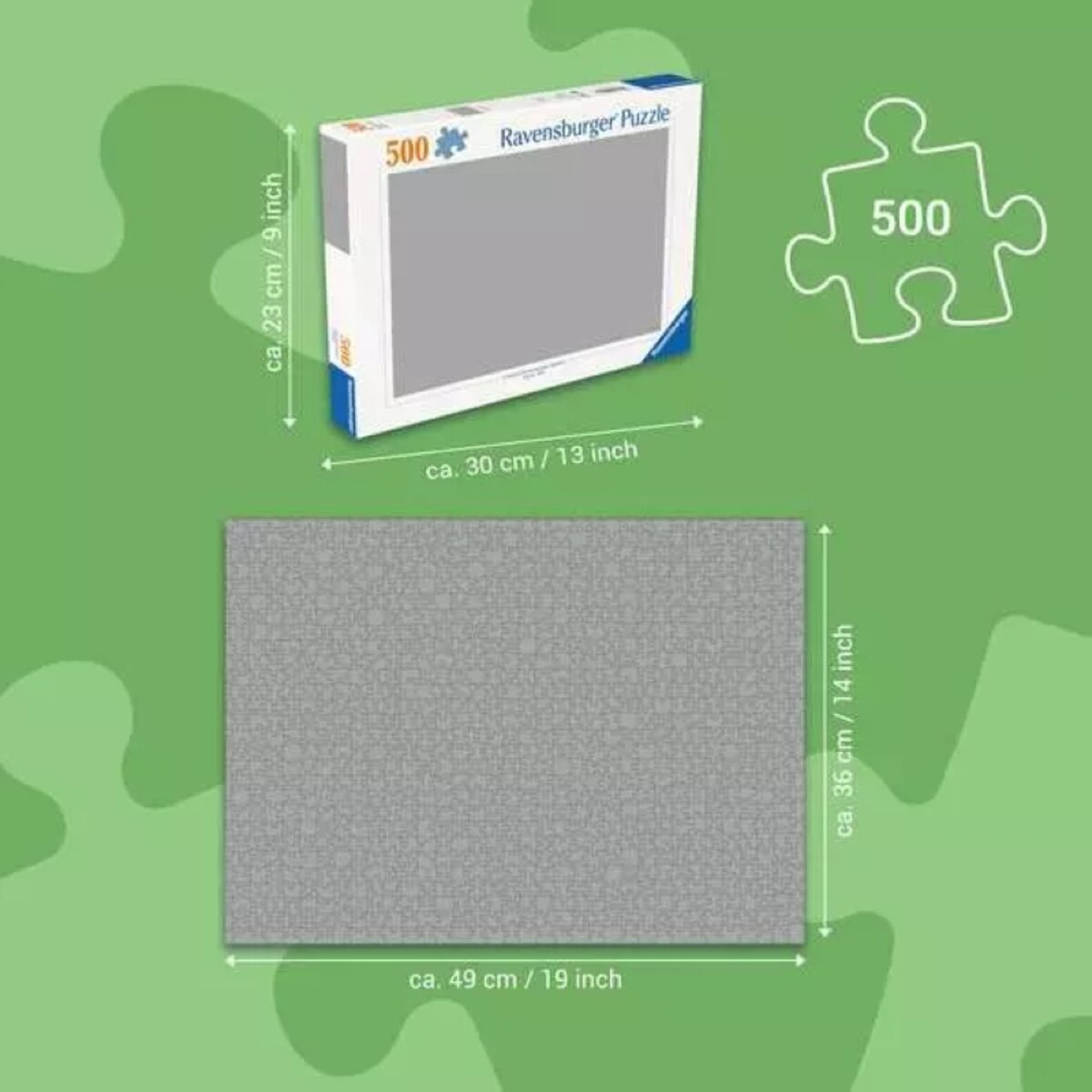 Ravensburger Puzzle 500 Teile Epische Reise 49 x 36 cm