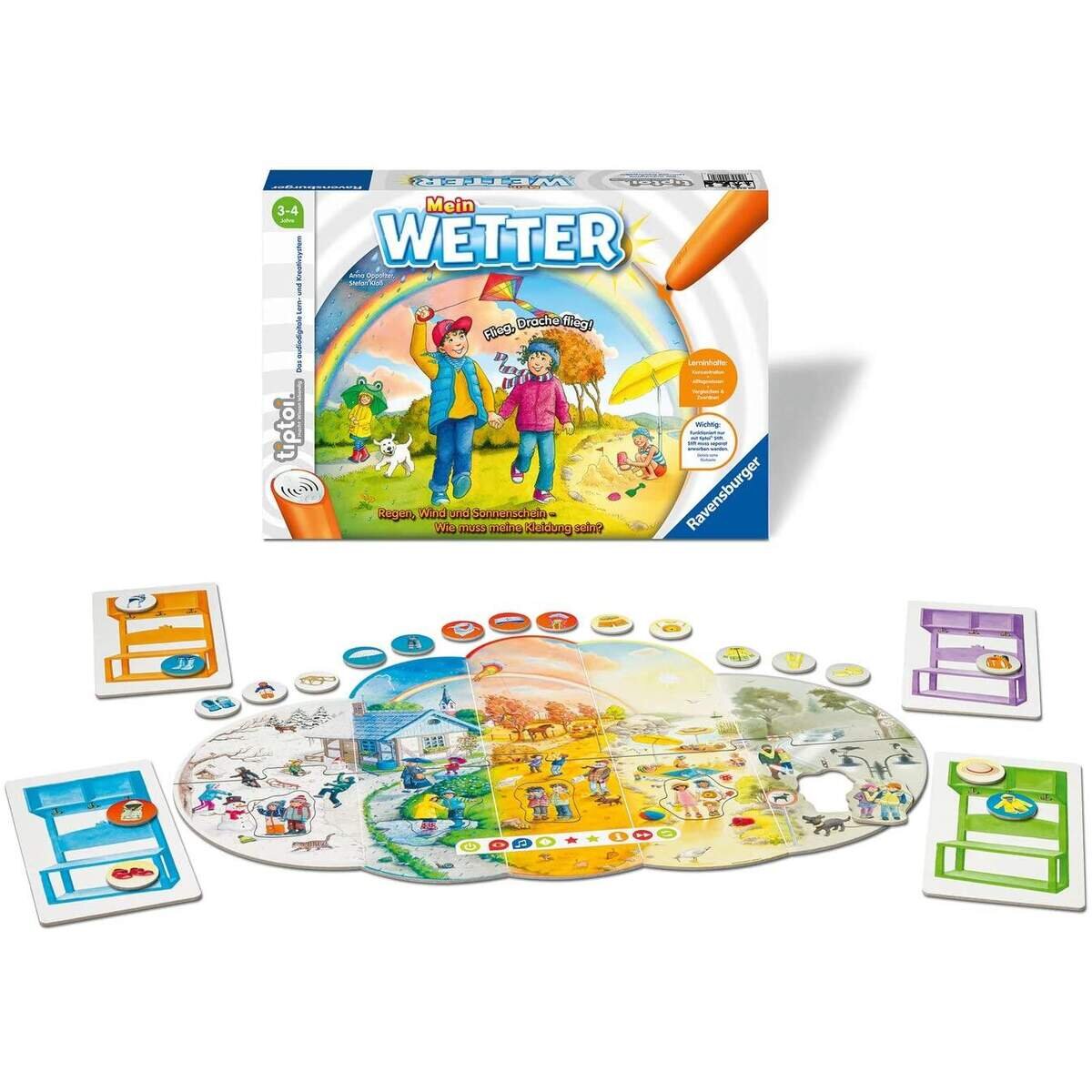 Ravensburger tiptoi Mein Wetter - Regen, Wind und Sonnenschein