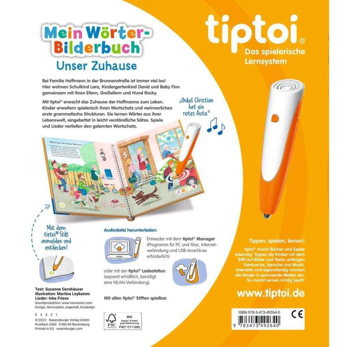 Ravensburger tiptoi® Mein Wörter-Bilderbuch Unser Zuhause