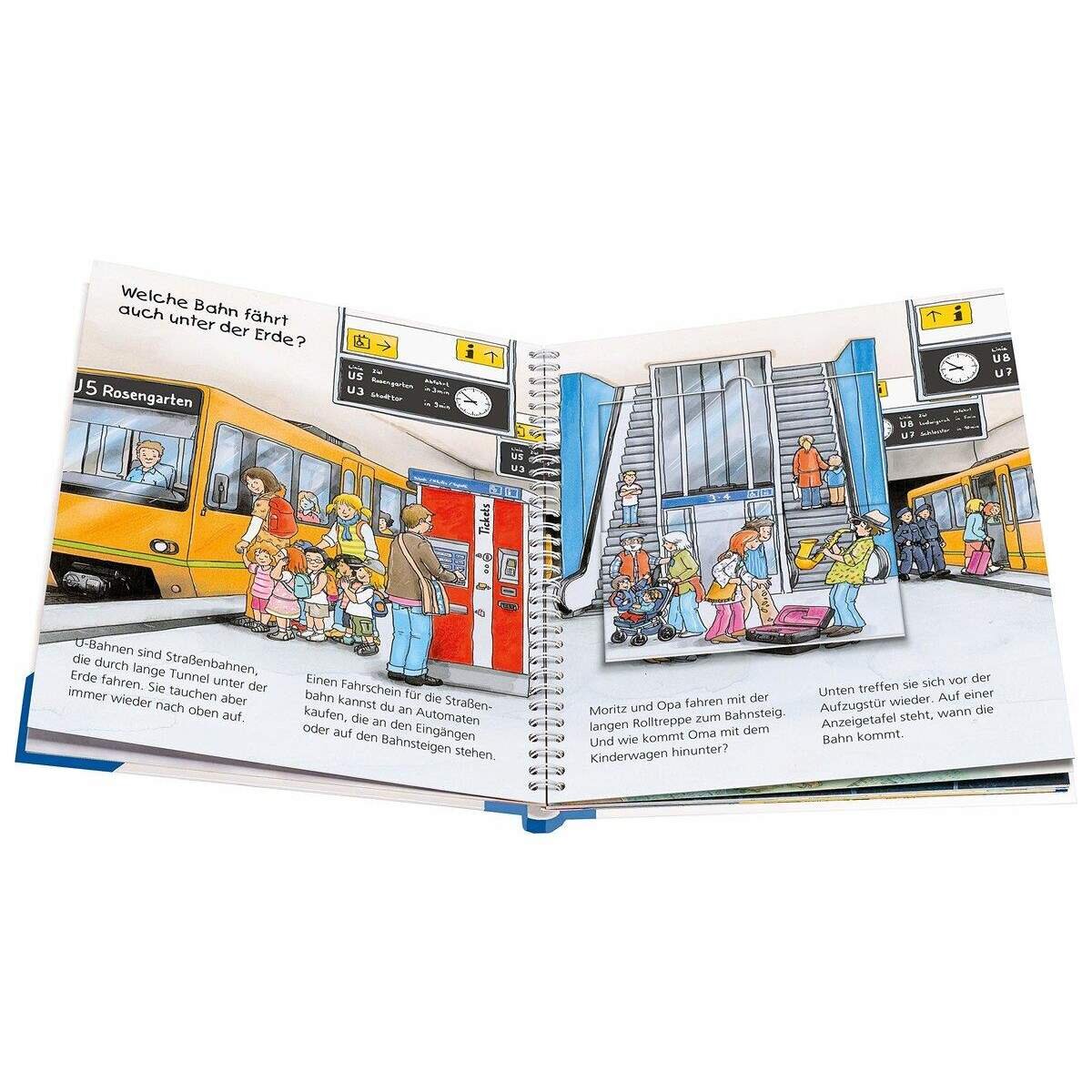 Ravensburger Wieso? Weshalb? Warum? junior, Band 63: Unterwegs mit Bus und Bahn