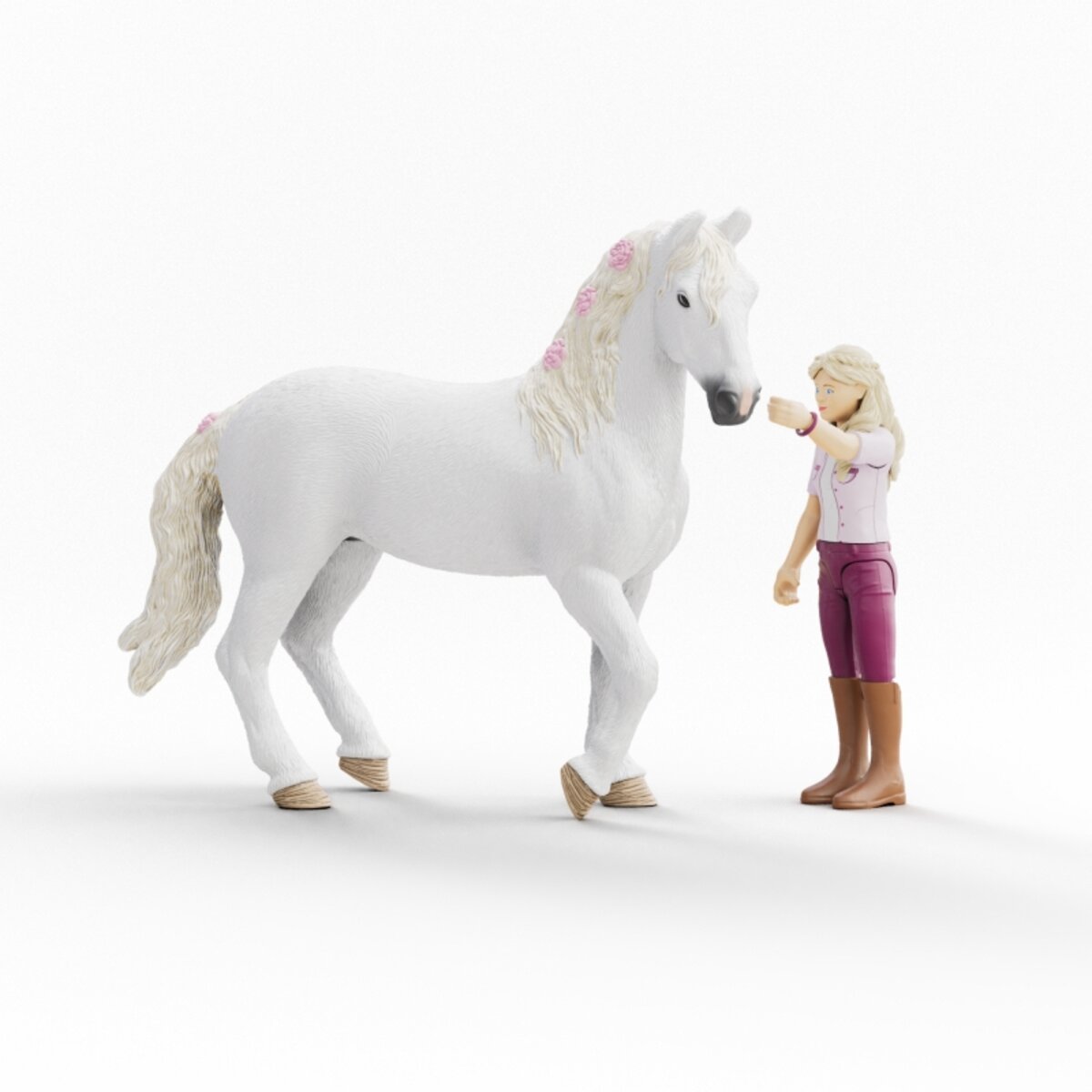 Schleich Horse Club Sofia und Pferd Blossom 13 cm