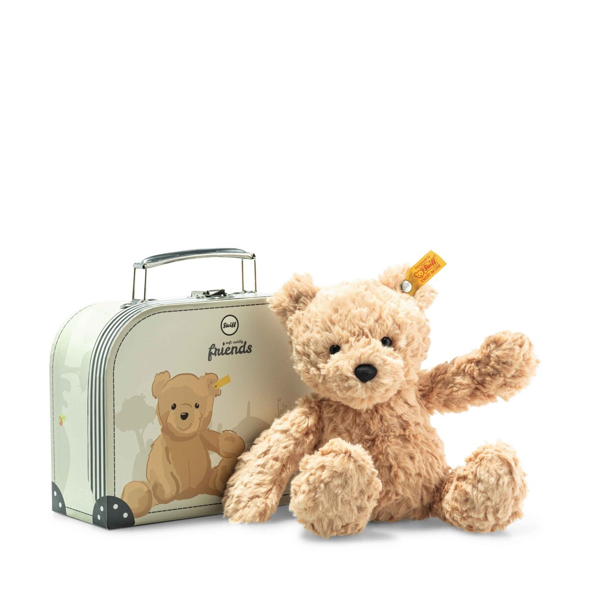 Steiff Jimmy Teddybär im Koffer, 25 cm