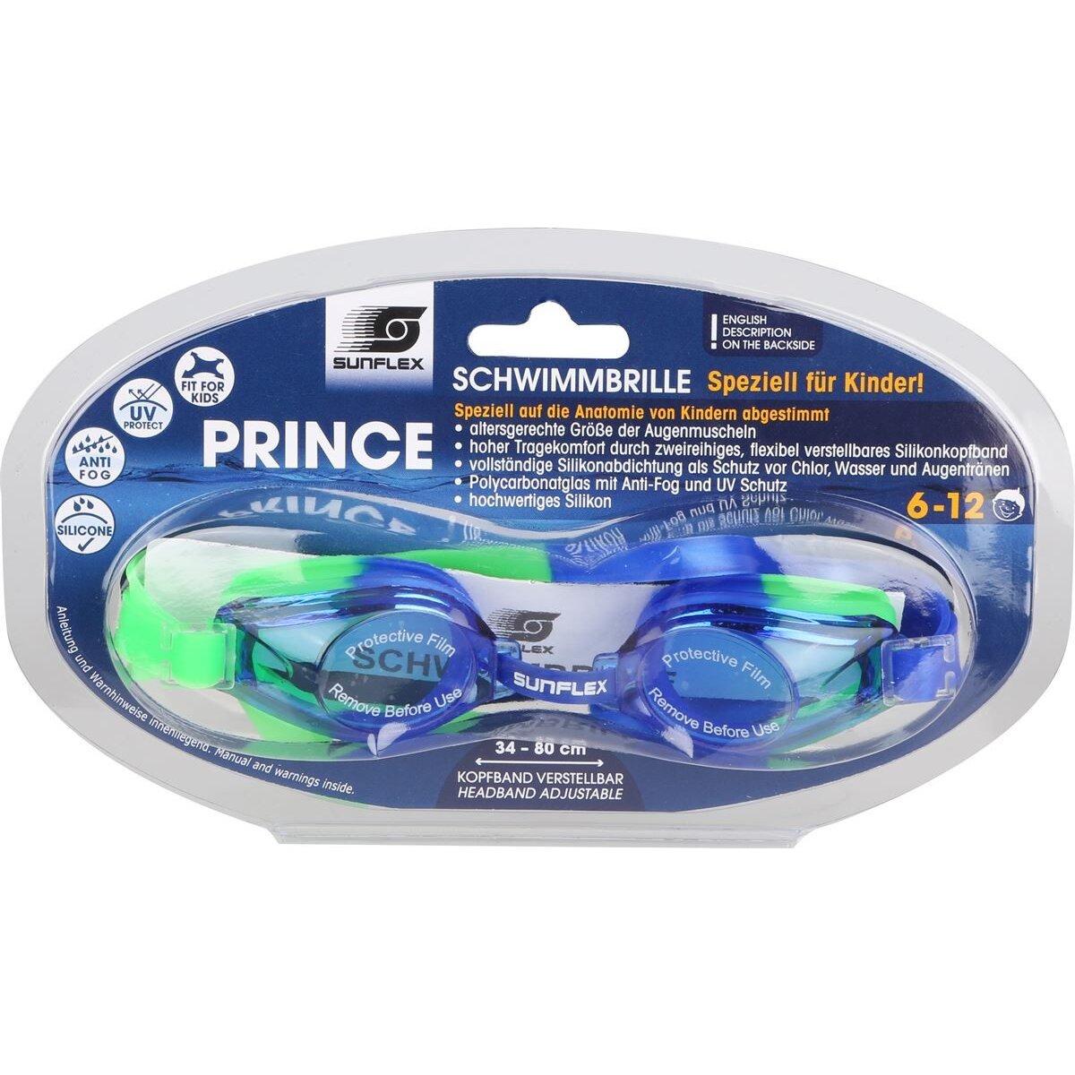 Sunflex Schwimmbrille Prinz