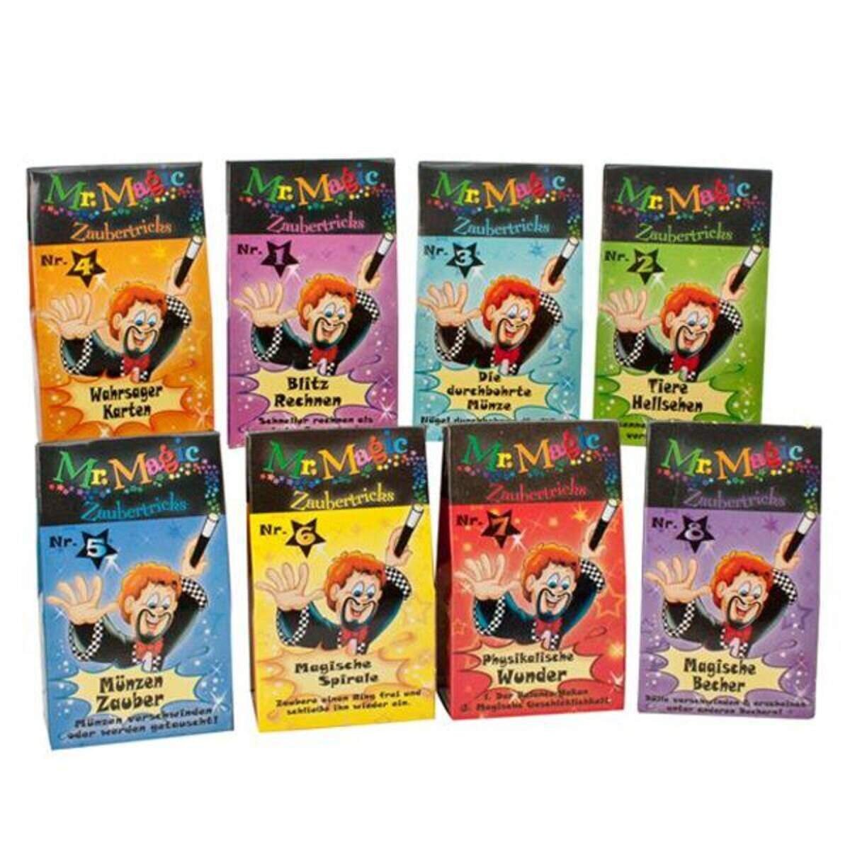 Trendhaus Mr. Magic Zaubertricks, 1 Stück, 8-fach sortiert