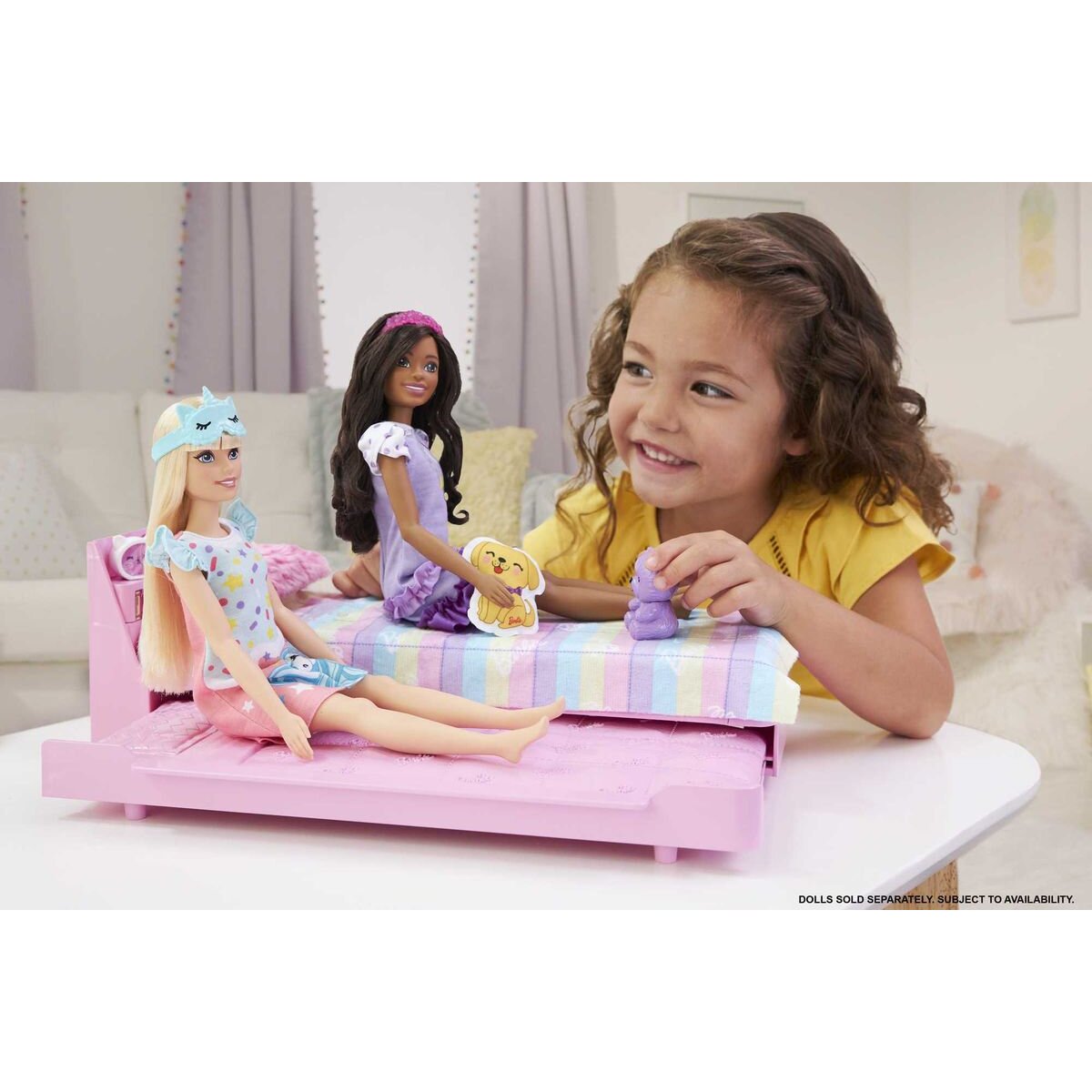 Barbie-Möbel für Kindergartenkinder, My First Barbie Schlafenszeit-Spielset
