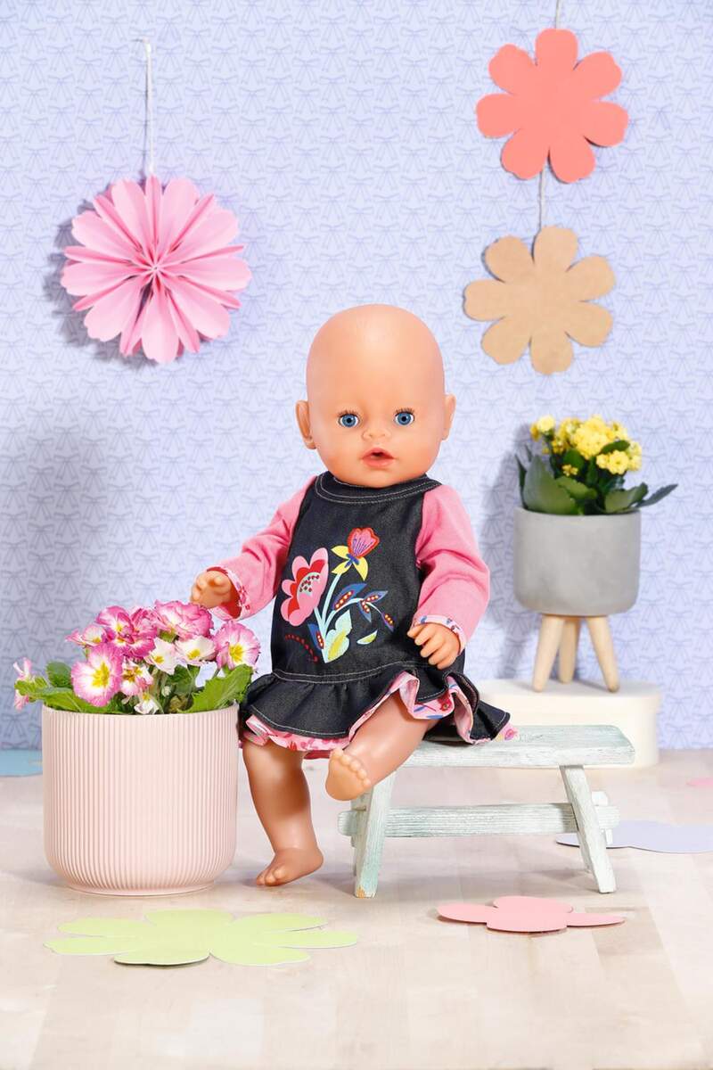 Dolly Moda Jeans Kleid 43cm