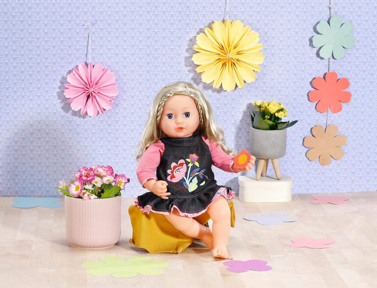 Dolly Moda Jeans Kleid 43cm