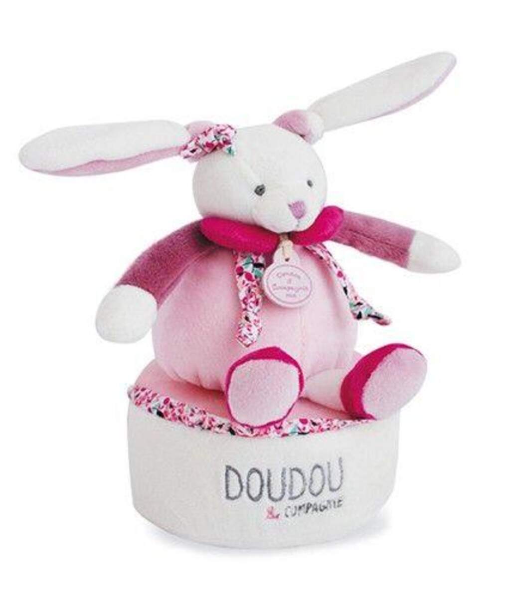 Doudou Musikspieldose Kirsche Hase17cm