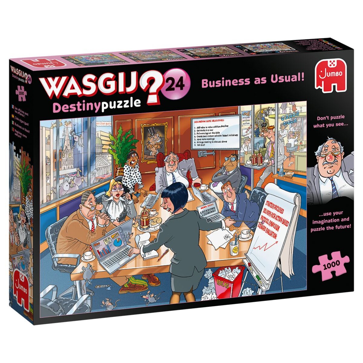Jumbo Spiele Puzzle - Wasgij Destiny 24: Business as Usual! 1000 Teile