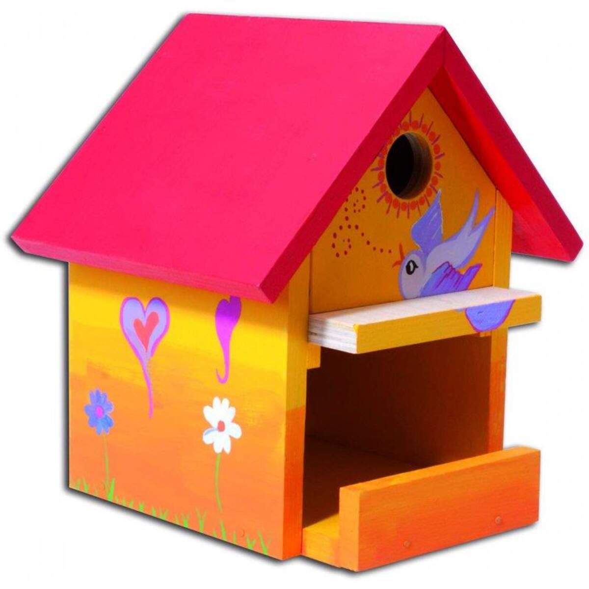 Pebaro Holzbauset Vogelhaus