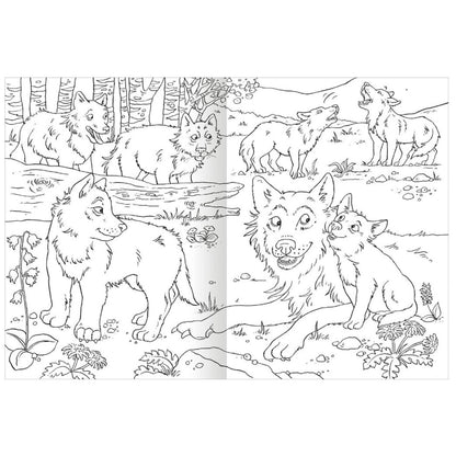 ars Edition Das superdicke Malbuch – Tiere