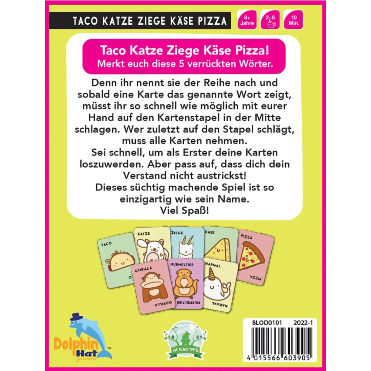 Asmodee Blue Orange Taco Katze Ziege Käse Pizza