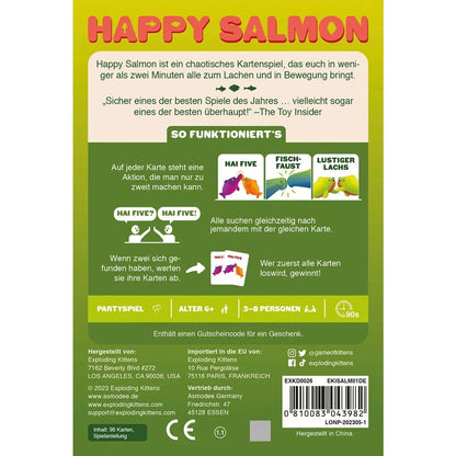 Asmodee Exploding Kittens Happy Salmon