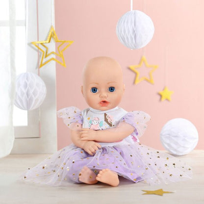 Baby Annabell® Tütü Kleid lila mit Sternen 43cm