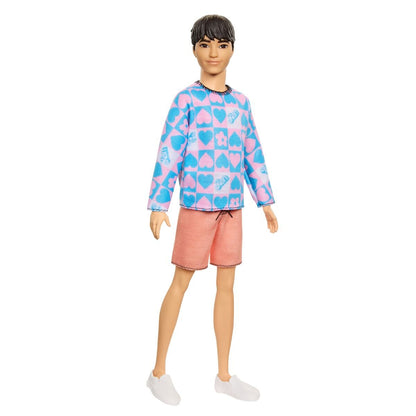 Barbie Fashionista Ken-Puppe - Blue and Pink Sweater