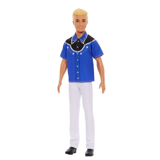 Barbie Fashionistas Ken-Puppe blonde mit Westernlook