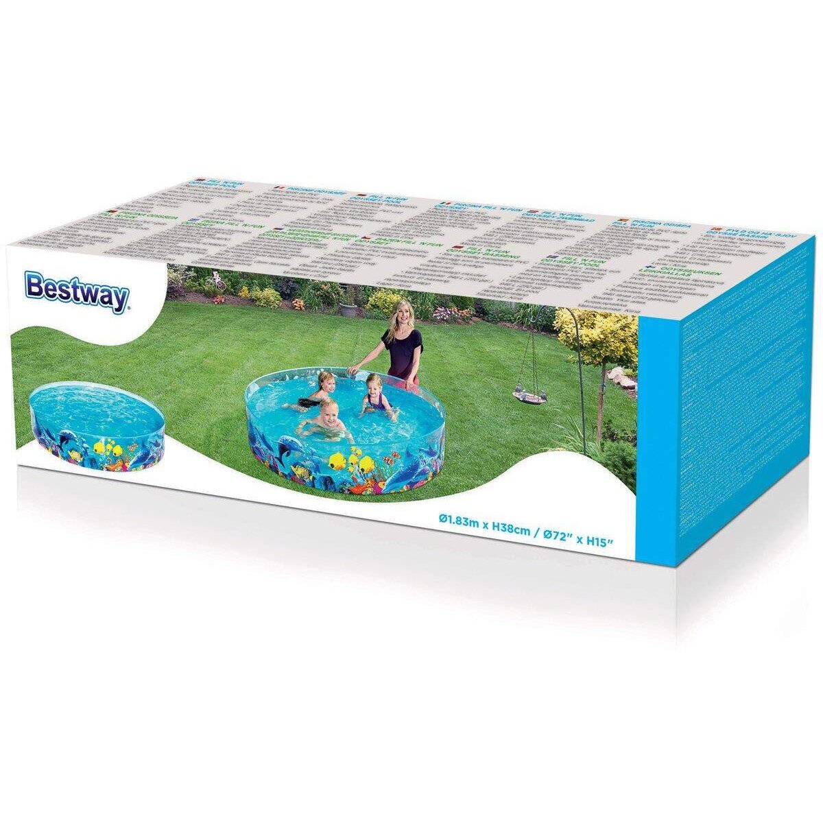 Bestway Fill'N Fun Planschbecken "Odyssey" 183 x 38 cm