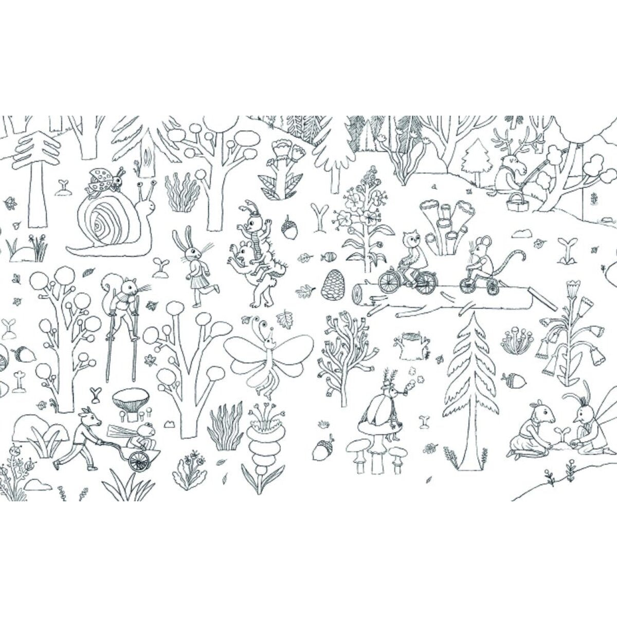 Bohem Fantastischer Wald - Das Malbuch