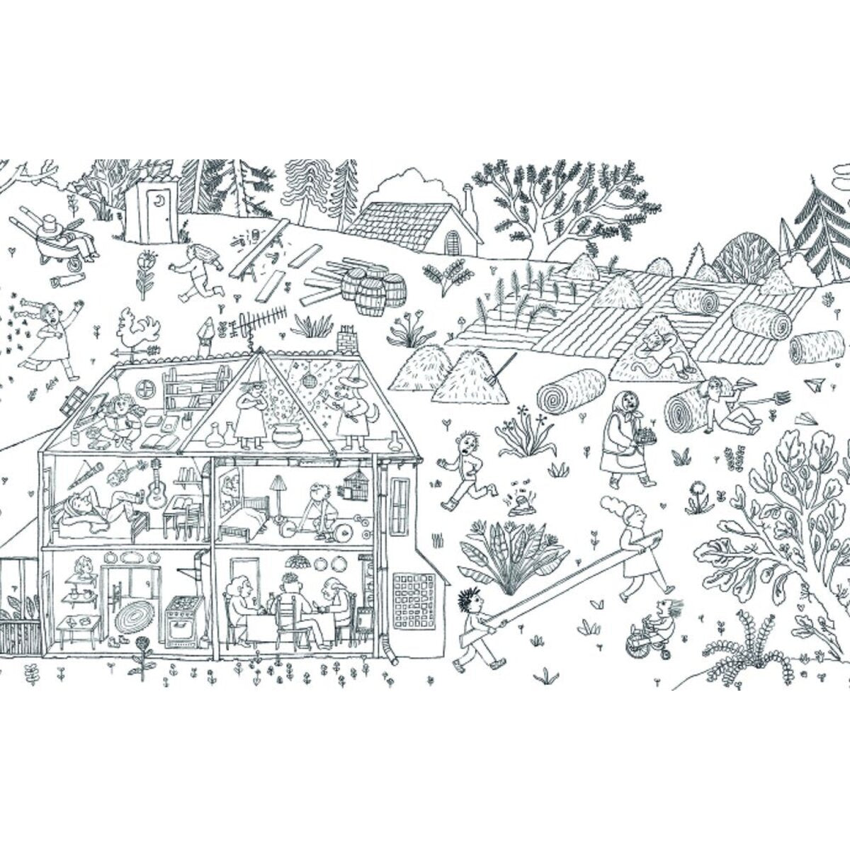 Bohem Fantastischer Wald - Das Malbuch