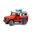 BRUDER® 2596 Land Rover Defender Feuerwehreinsatzwagen mit Feuerwehrmann
