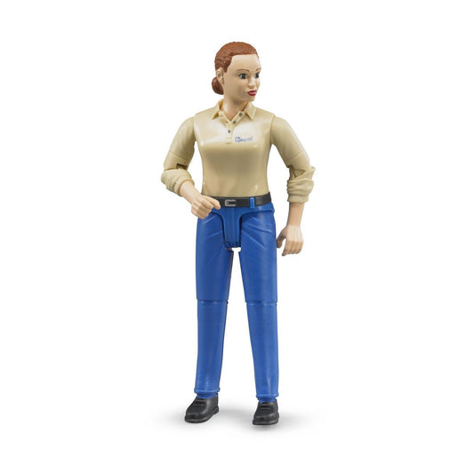 BRUDER® 60408 Frau mit hellem Hauttyp und blauer Hose