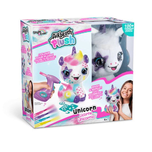 Canal Toys Airbrush Plush Unicorn