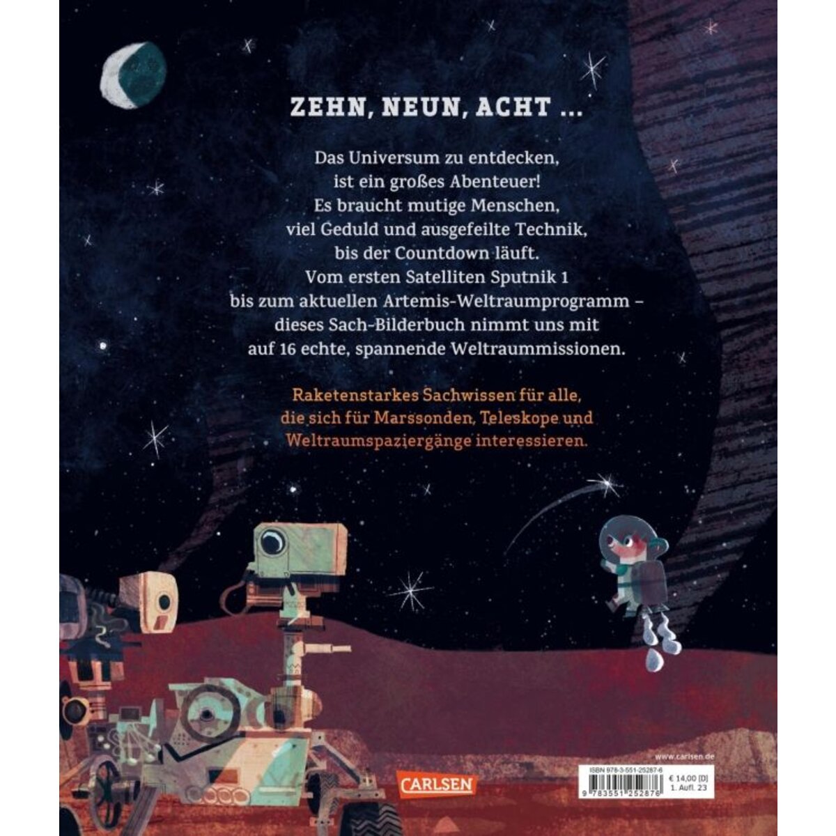 Carlsen Verlag Wir fliegen ins Weltall!