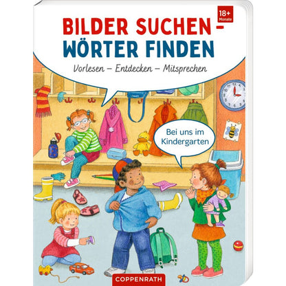 Coppenrath Verlag Bilder suchen - Wörter finden: Bei uns im Kindergarten (Buchbonus)