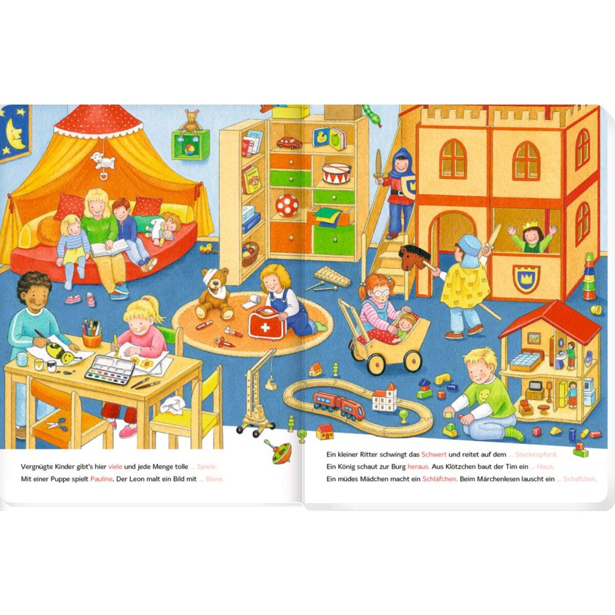 Coppenrath Verlag Bilder suchen - Wörter finden: Bei uns im Kindergarten (Buchbonus)