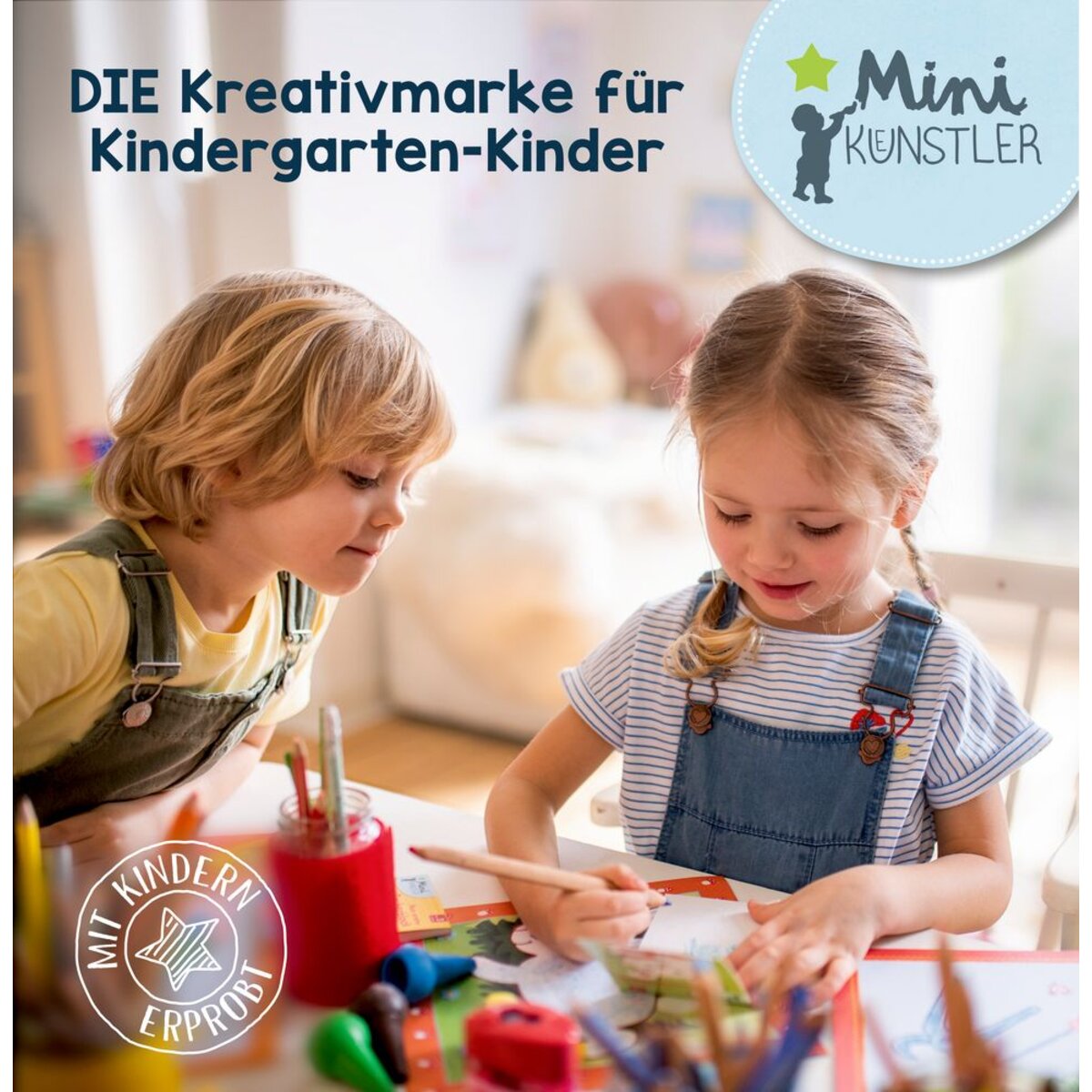 Coppenrath Verlag Mein 1. Sticker-Malbuch: Bauernhof - Mini-Künstler