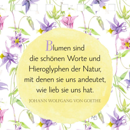 Coppenrath Verlag Mini-Spiralaufsteller: Blumen für dich - M. Bastin