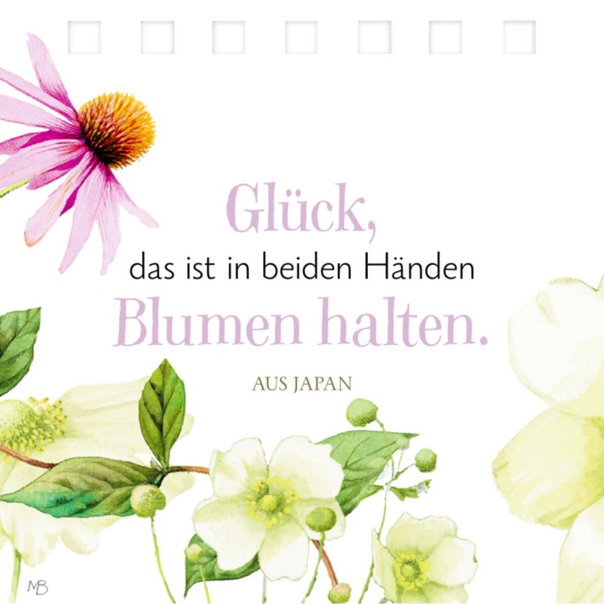 Coppenrath Verlag Mini-Spiralaufsteller: Blumen für dich - M. Bastin