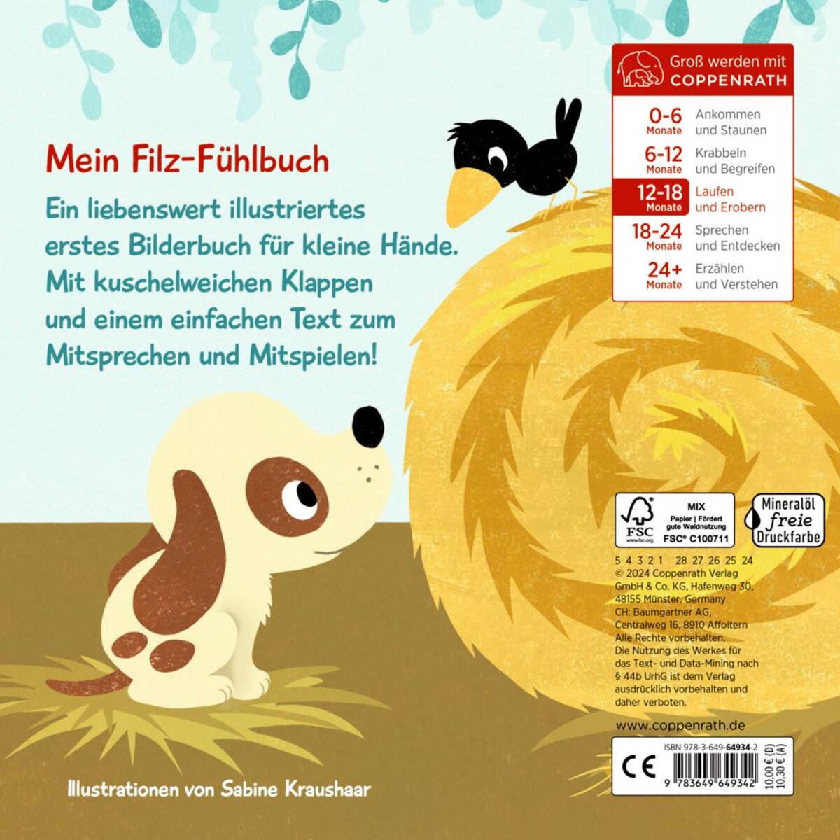 Coppenrath Verlag Wo ist Papa, kleiner Hund? Fühlen und die Welt begreifen