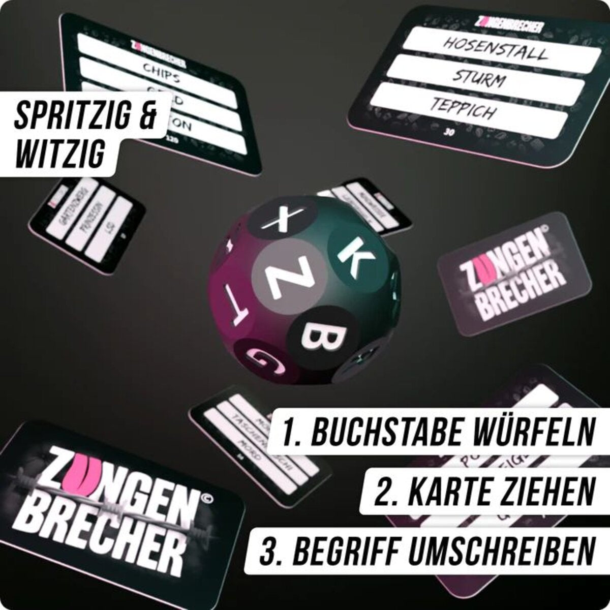Denkriesen Zugenbrecher - raus mit der Sprache! Ab 16
