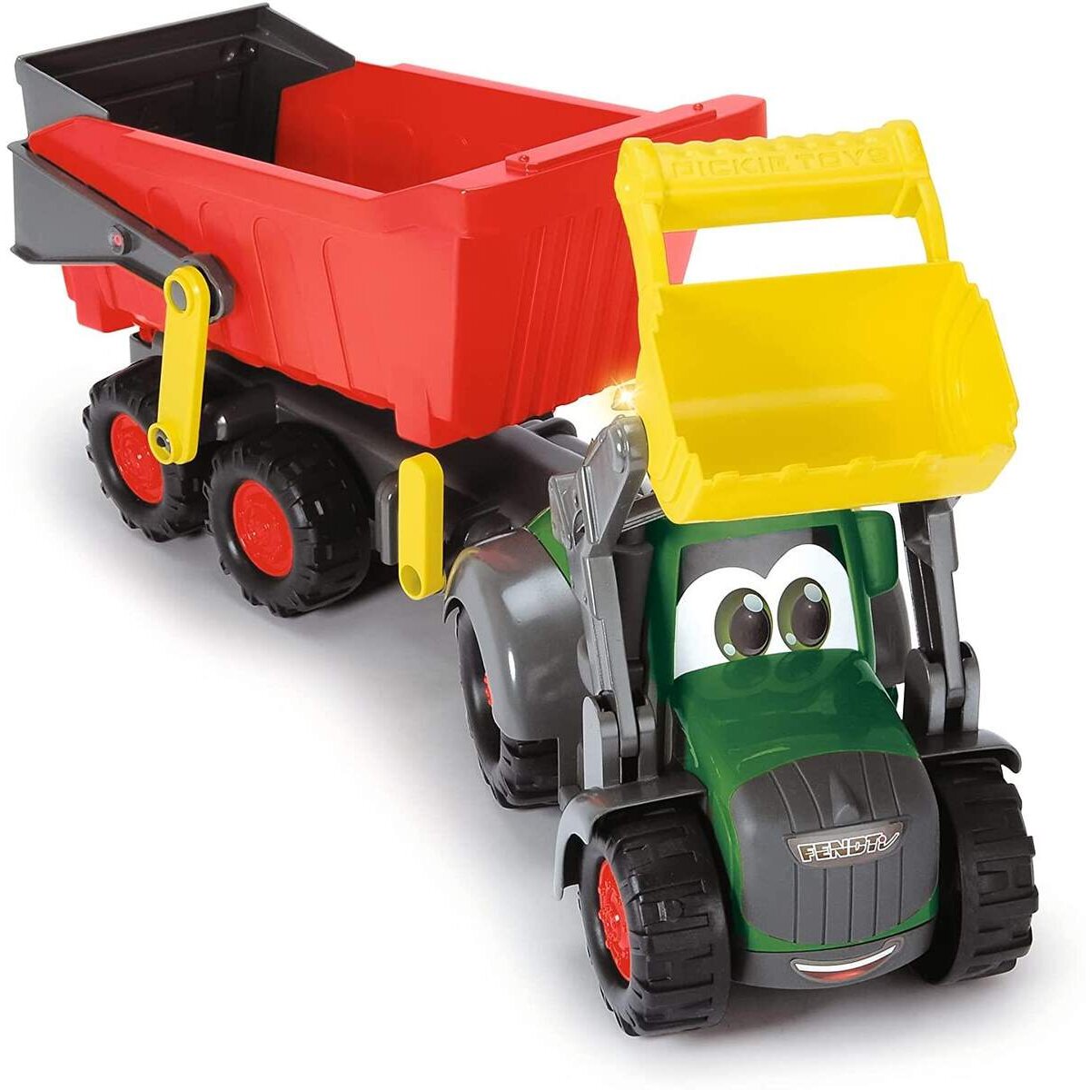 Dickie Toys ABC Farm Traktor mit Hänger mit Licht und Sound