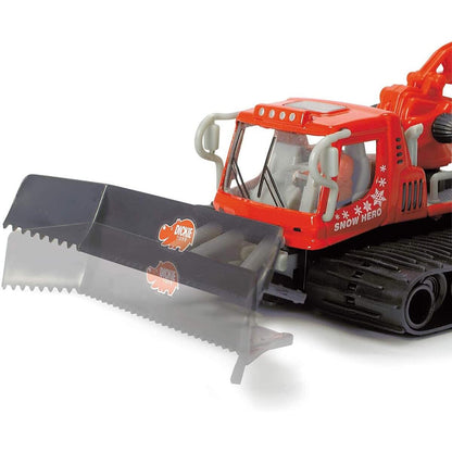 Dickie Toys Snow Hero, Pistenraupe, Schneeraupe, 23 cm