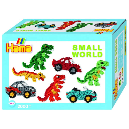 Hama Midi Bügelperlen, Geschenk-Set Kleine Welt, ca. 2.000 Stück, Ø 5,0 mm