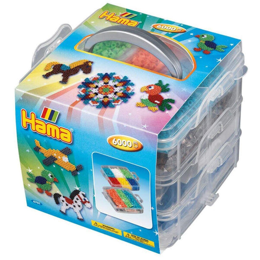 Hama Bügelperlen Kleine Aufbewahrungsbox, 6000 Perlen