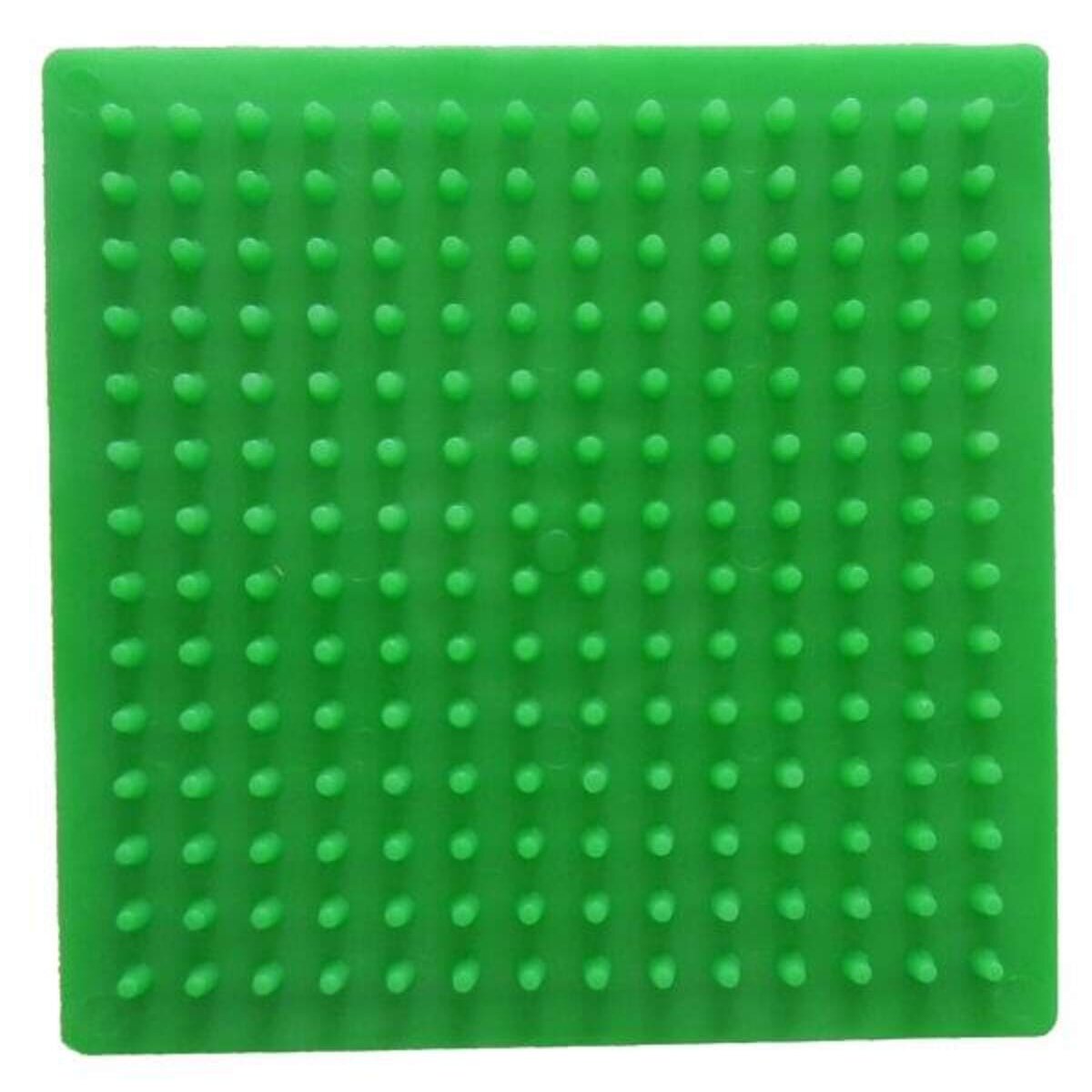 Hama Bügelperlen Stiftplatte Quadrat, klein grün