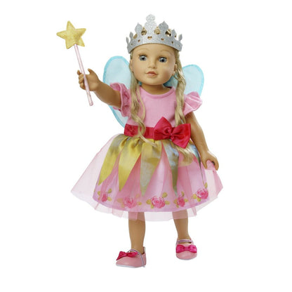 Heless Puppenkleid "Prinzessin Lillifee" mit pinker Schleife, Gr. 35-45 cm