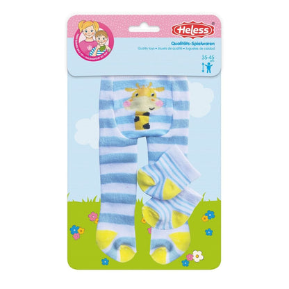 Heless Strumpfhose mit Söckchen "Lustige Tiere", Gr. 35-45 cm, 1 Packung, 3-fach sortiert