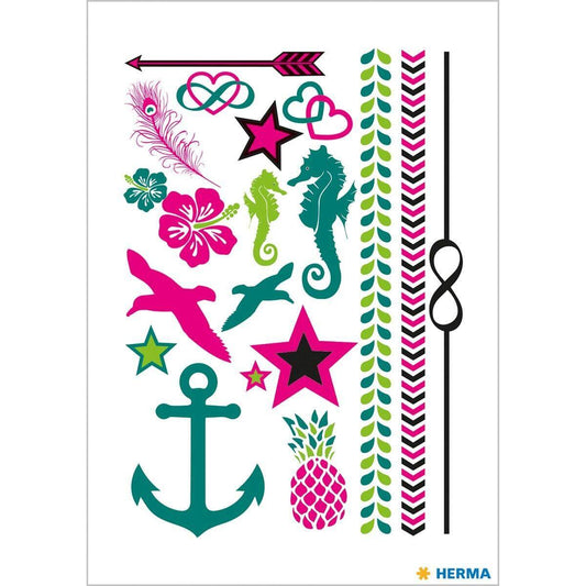 HERMA Classic Tattoo Sticker Colour Summerfeeling