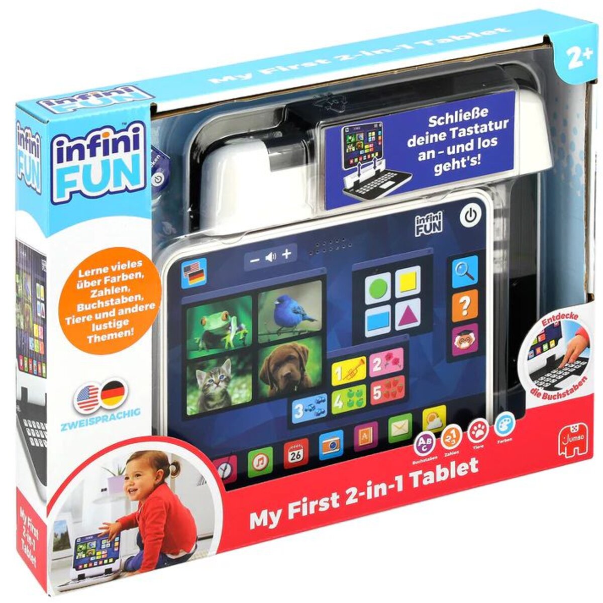 Jumbo Spiele My first 2 in 1 Tablet