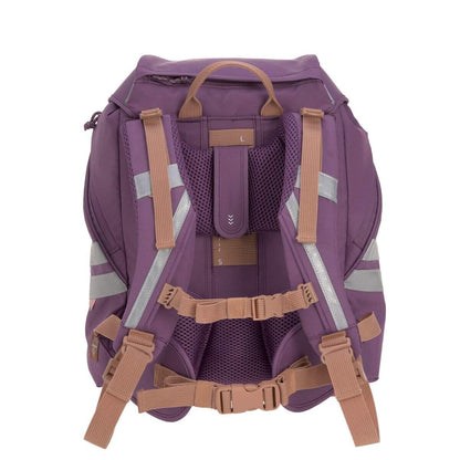 Lässig Schulranzenset Unique Purple, 7-teilig