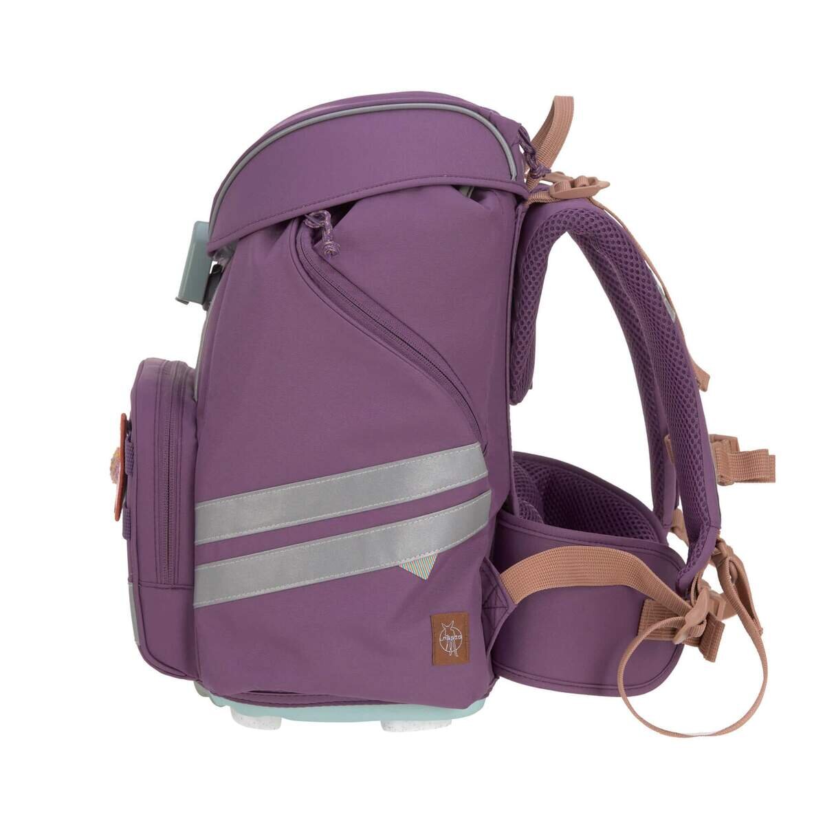 Lässig Schulranzenset Unique Purple, 7-teilig