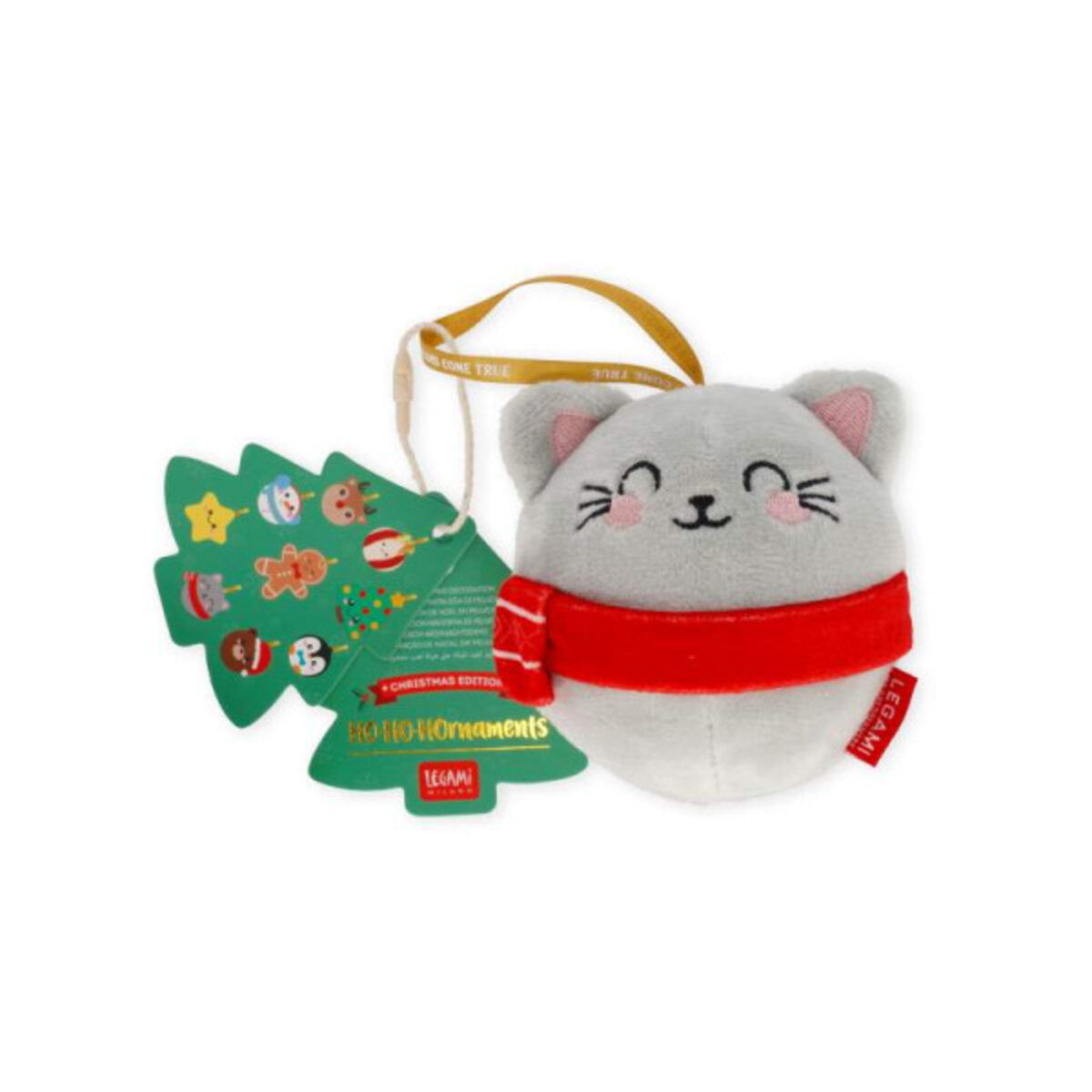 Legami Plüsch Weihnachtsanhänger Oh-Oh-Ornaments Kitty